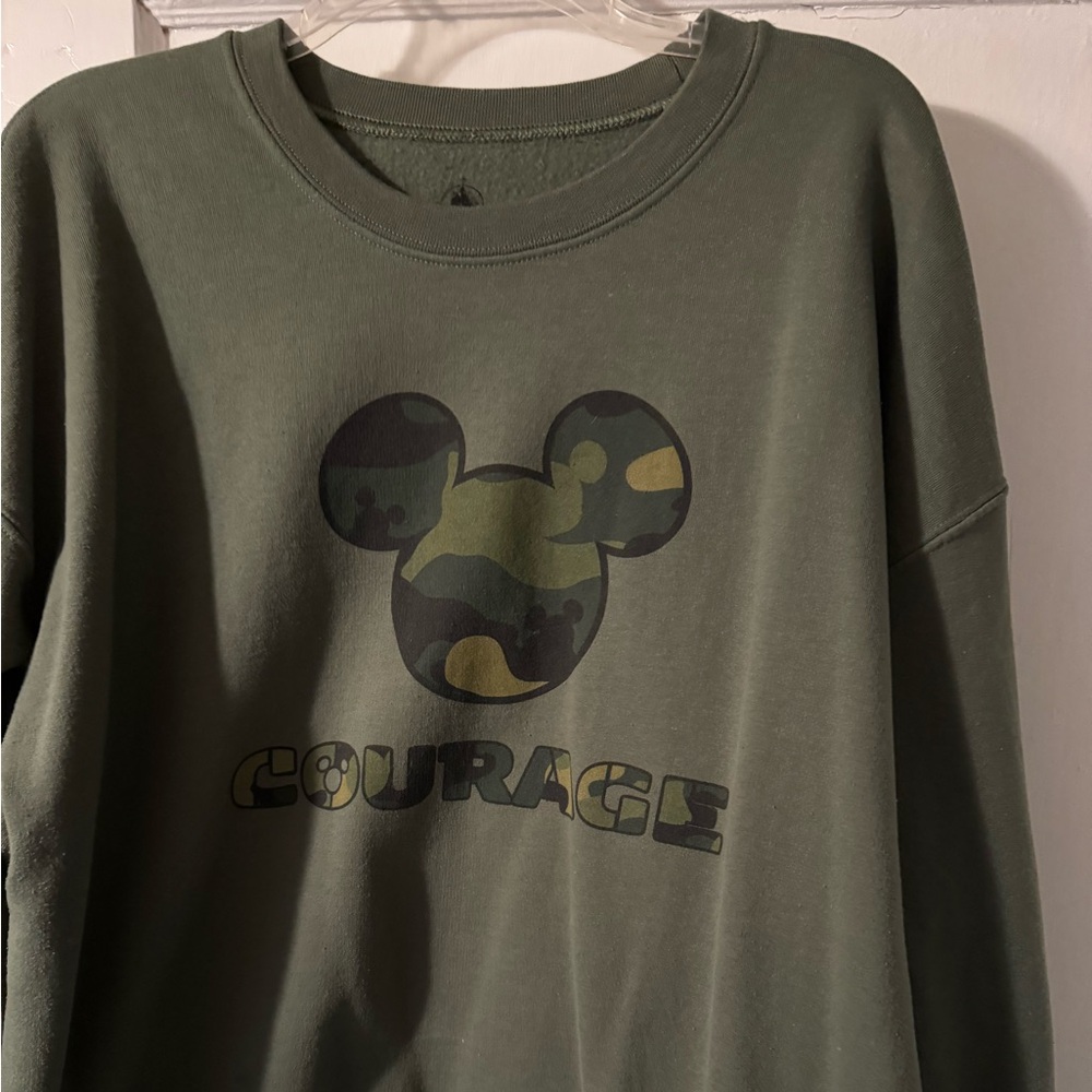 Unisex Disney military sweatshirt